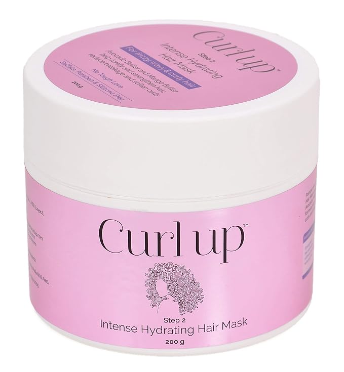 Curl Up Intense Hydrating Hair Mask Deep conditioner for Curly Hair