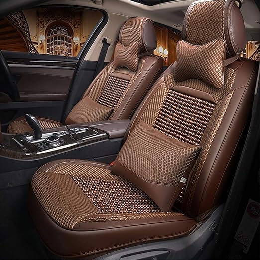 Holzperlen Autositzkissen - Atmungsaktive Sitzauflage | Kühlkissen Für Auto Sommer