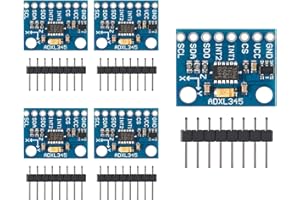 AITRIP 5pcs GY-291 ADXL345 3-Axis Digital Acceleration of Gravity Tilt Module for Arduino IIC/SPI Transmission