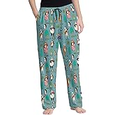 Elk Panda Zebra Men's Pajama Pants with Pockets Elastic Waistband Breathable Lightweight Sleep Pants for Men Soft Lounge Pants M