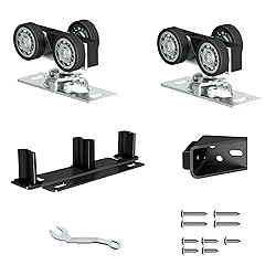 DIYHD Bypass Pocket Door Sliding Roller Set,3-Wheel