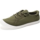 FUNKYMONKEY Shoes for Women, Comfort Low Top Canvas Slip On Sneakers Classic Casual Walking Shoes