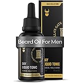 The Beard Struggle - Day Liquid Tonic Beard Oil - Gold Collection, Valhalla's Gates - Beard Oil for Men - Moisturize, Softens Hair, Reduces Itch - Day Time Beard Growth Oil (1 Fl oz)