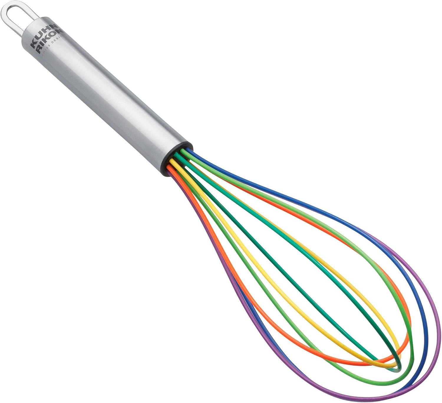 Kuhn Rikon 22266 Kitchen Tool Colori Egg Whisk Silicone Large, Multi-colour, 27.3 x 7 x 7 cm