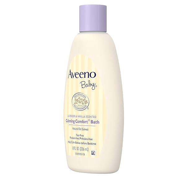 AVEENO BABY CALMING COMFORT BATH LAVENDER AND VANILLA — 8 FL OZ