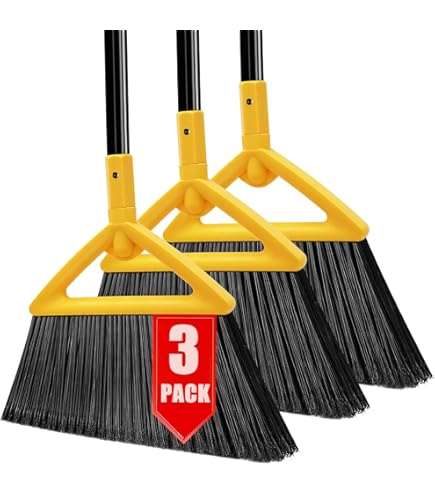 PUTNATRUE Heavy Duty Angle Broom,Upgraded Commercial Brooms For Sweeping Indoor&Outdoor,Perfect - View #3