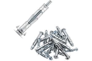 YZTONGPAO 30 pcs Molly Bolts, Metal Drywall Anchors, Heavy Duty Zinc Plated Steel Molly Bolt (M4-32)