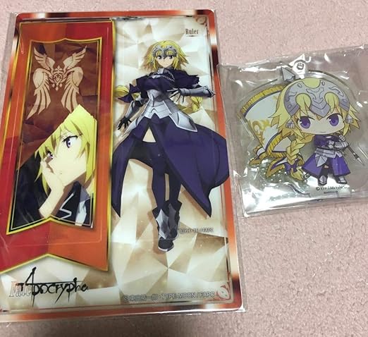 Amazon Fgo Fate ジャンヌ ダルク アニメイトカフェ アクリルスタンド アクスタ クリアしおり Fate Grand Order Fate Apocrypha アニメ 萌えグッズ 通販