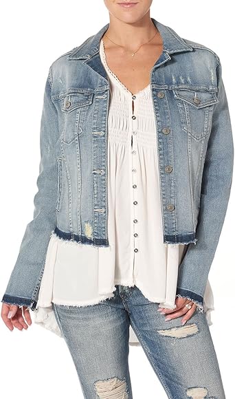 silver jeans jean jacket