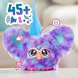 Furby Furblets Groo-Vee Mini Electronic Plush Purple Blue 6+ Clip view 8