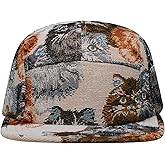 Hatphile: 5 Panel Camper Hat | Multi-Color Unique Designs | Caps for Men & Women | Large or X-Large