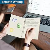 ZCZN A5 6 Pack Plain Paper Notebook 60 Sheets 120 Pages Spiral 80gsm view 6