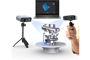 3DMakerpro 3D Scanner for 3D Printing, Handheld 3D Model Scanners with 0.05mm High Detailed Precision, Intelligent Pre and Post Data Processing, Compatible with Windows/MacOS, Moose (Advanced)