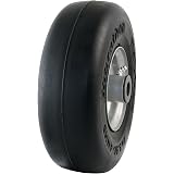 Marathon 01014 9x3.50-4" Flat Free Lawnmower Tire on Wheel, pack of 1, 4" Centered Hub, 3/4" Bushings