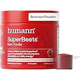 Humann SuperBeets Beet Root Powder - Non-GMO Beetroot Superfood - Nitric Oxide Supplement for Heart Health, Circulation & Blo