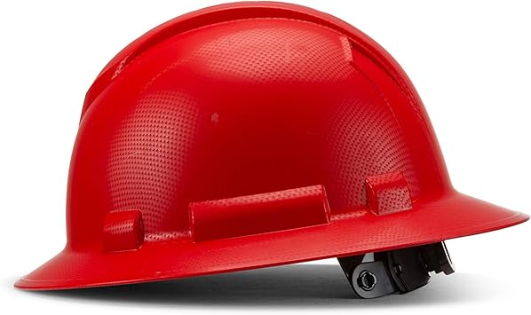 red carbon fiber hard hat