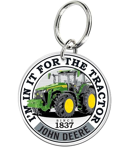 Amazon.com: Plasticolor 004173R01 John Deere Logo Enamel Keychain