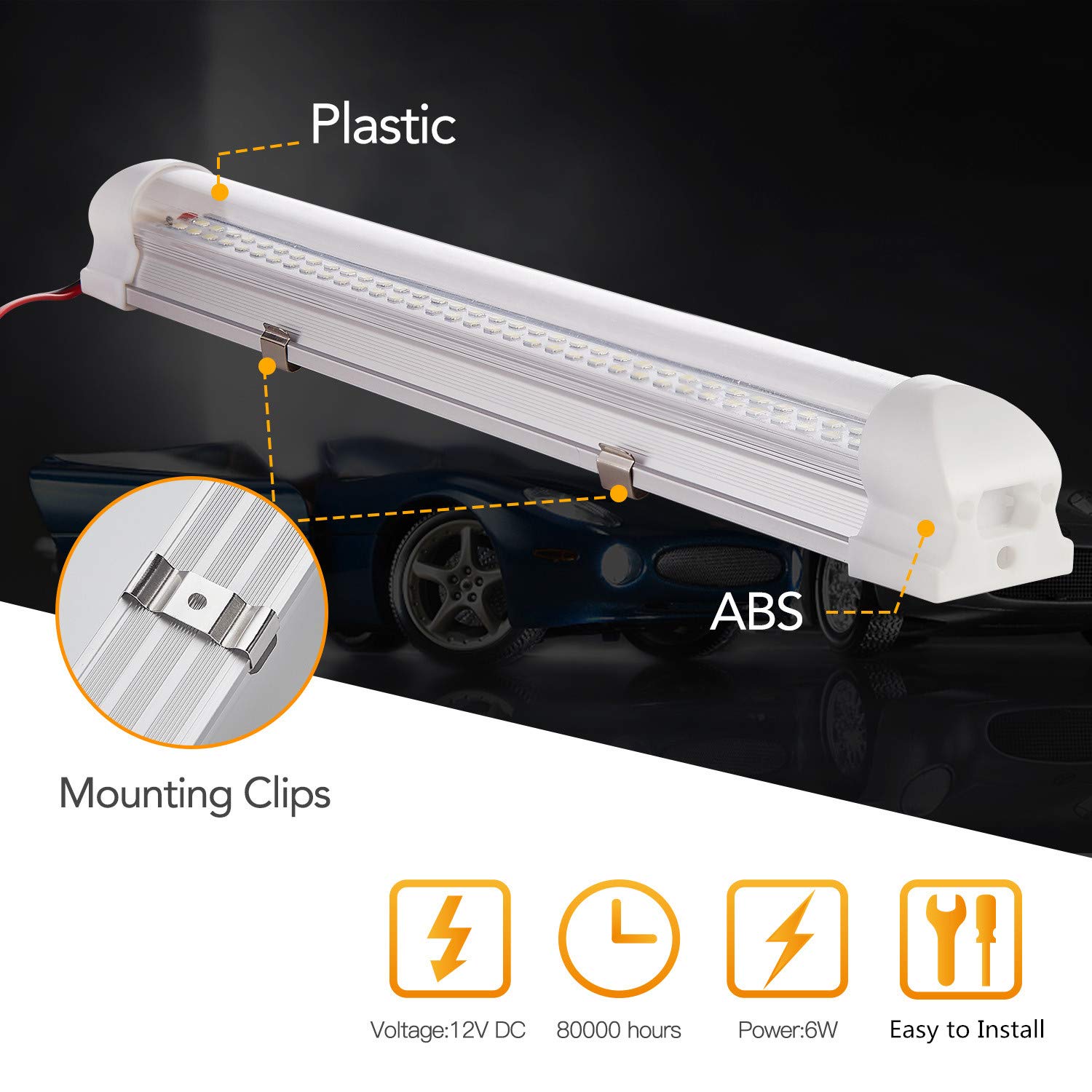 Dfgotop 12v Led Interior Lights For Caravan Van Bright Interior