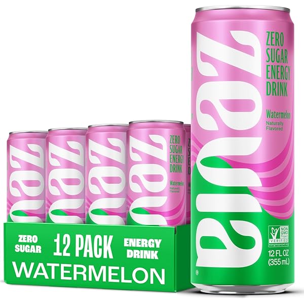 Amazon.com : Zevia Zero Calorie Energy Drink, Pineapple Paradise