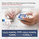 sinocare Diabetes Test Kit Blood Glucose Monitor Safe Accu2 Strips 10 view 3