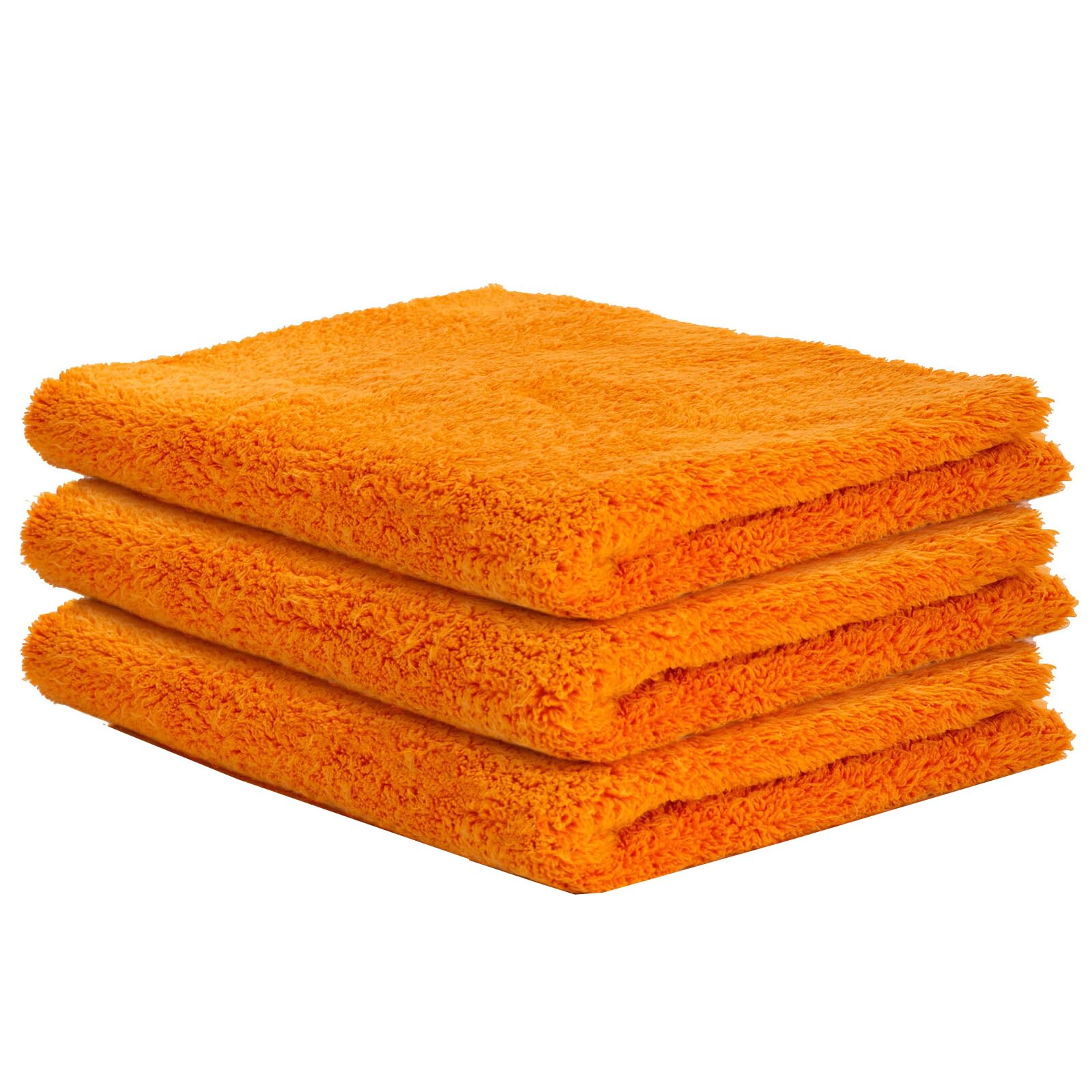 Auronna 600GSM Edgeless Microfiber Cleaning Cloths - Super Absorbent And Soft Cleaning Cloths For Car - 16 x 16 inch (40 x 40 cm) (3 Pack)