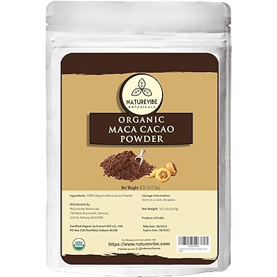Poudre Maca And Cacao Powder Purasana Maca Cacao Poudre Bio 200g