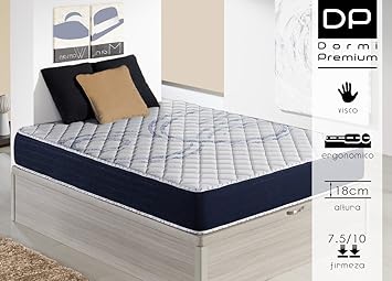 DormiPremium COLCHÓN VISCOELASTICO Dallas Slim Especial 90X180 Altura 18 cm, (3cm visco)