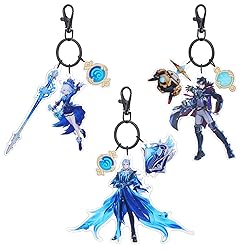 UTIEHD GI Character keychain set, 3pcs Acrylic