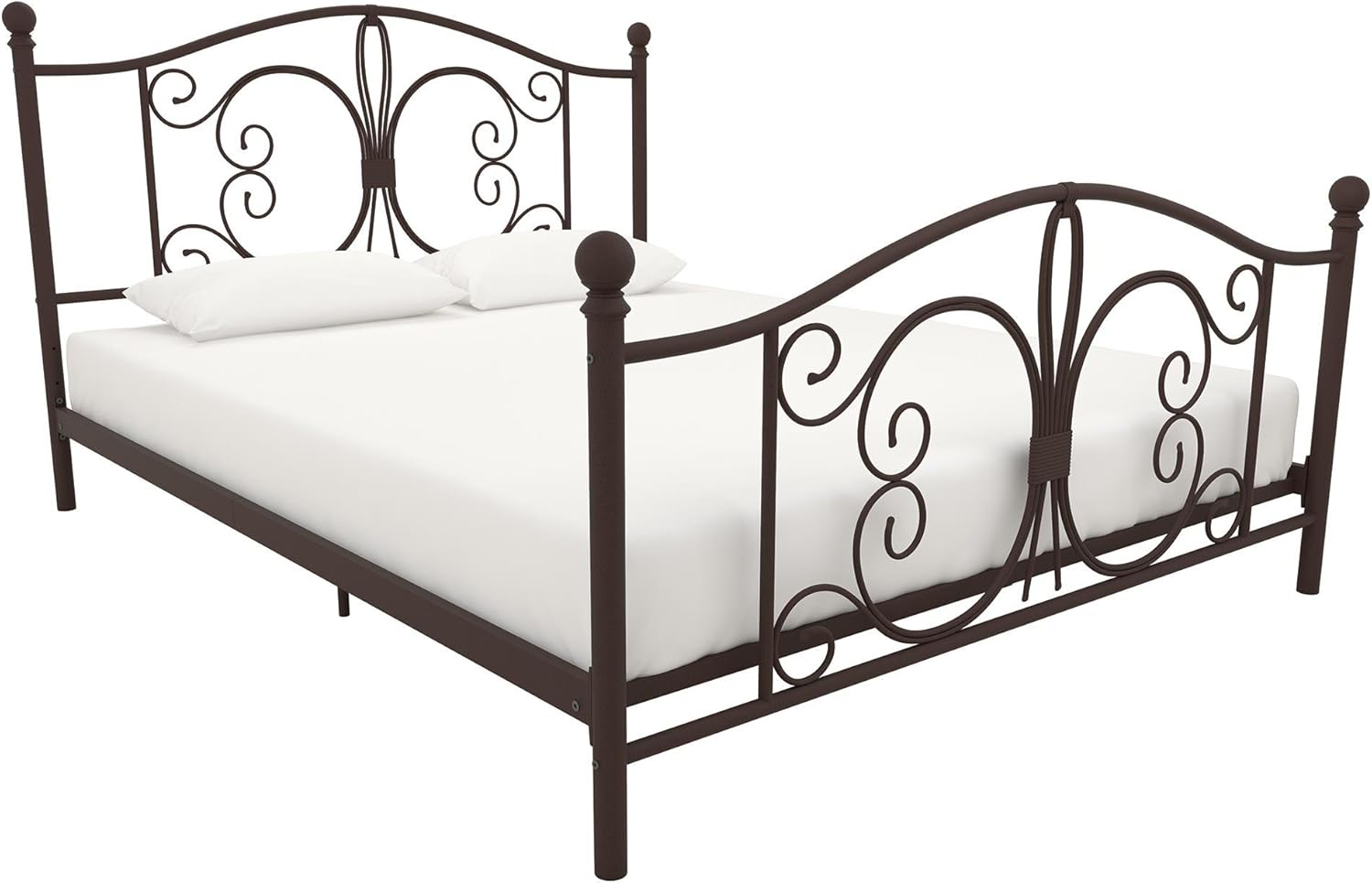 DHP Bombay Metal Bed, Queen, Bronze