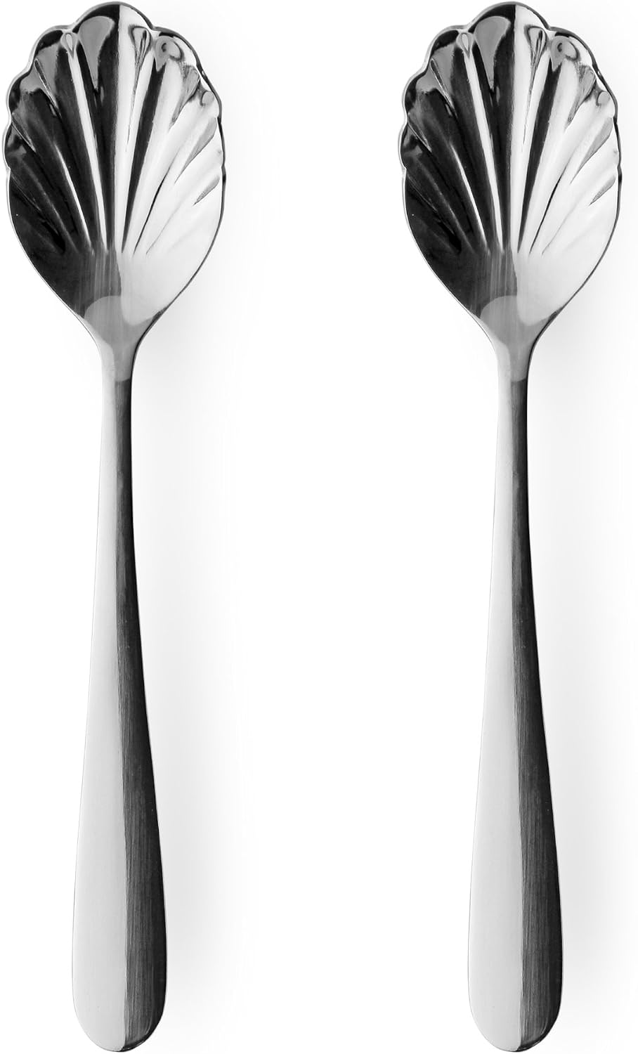 Windsor Stainless Steel Jam/Marmalade/Sugar Spoons, Set of 2, Mirror, 14 x 3 x 1.5 cm