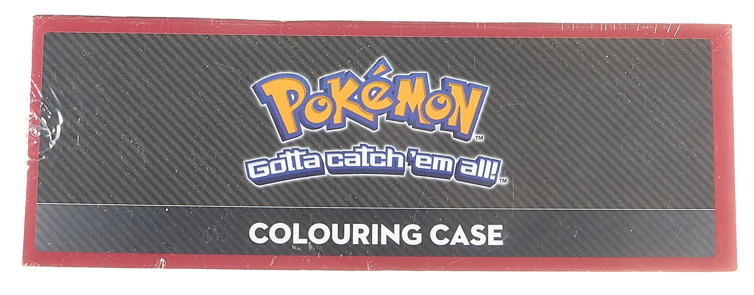 Pokemon Art Set for Boys Girls Drawing Painting Kit Markers Crayons Colored Pencils School Supplies Anime Gifts for Kids (Black/Red)