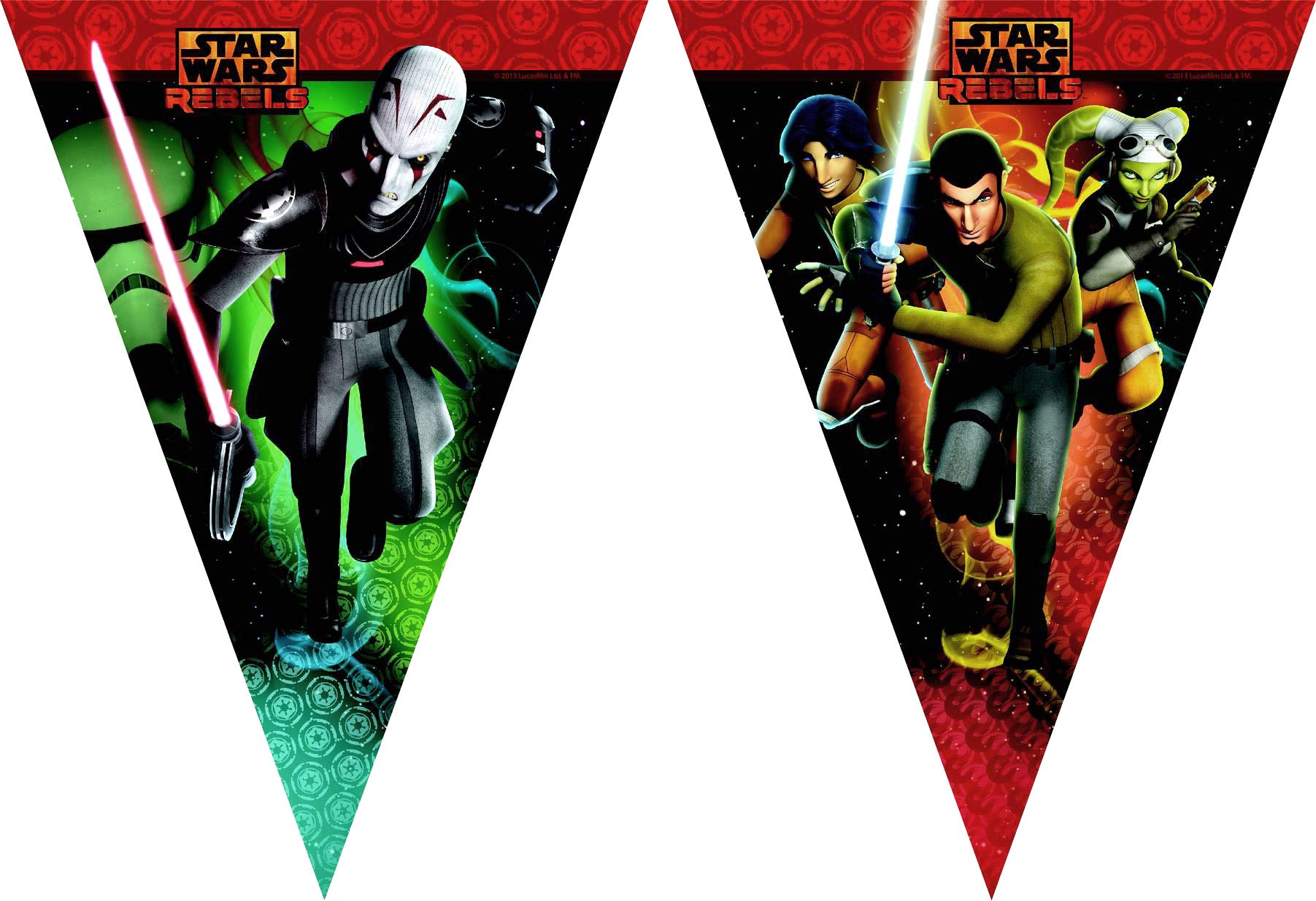 Generique - Star Wars Rebels pennant banner
