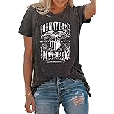 Country Music Tshirt for Women Vintage Nashville Tennessee Graphic Shirts Music Lovers Summer Vacation Top Shirt Tee