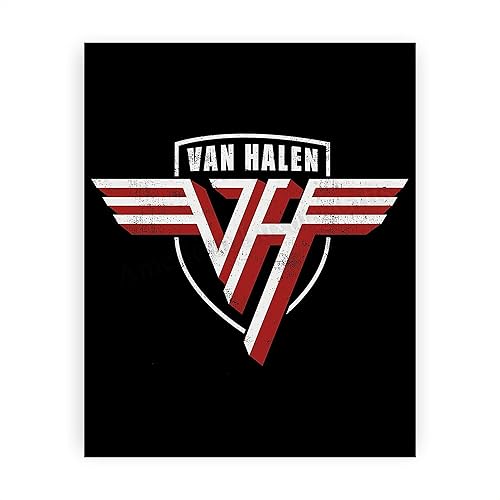 Amazon.com: Van Halen Band-Logo Poster Print- 8 x 10" Wall Print-Ready To Frame. Iconic Rock