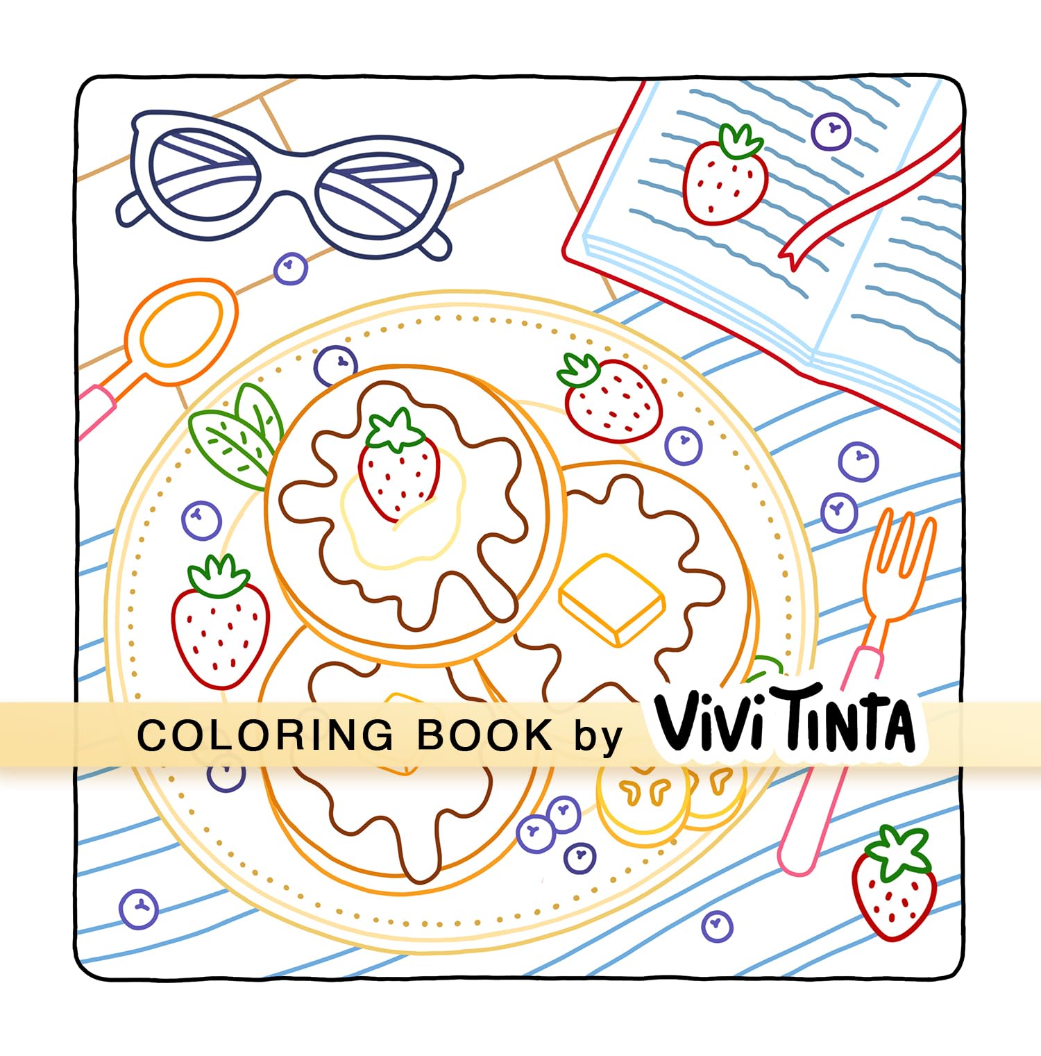 Color By Line: Coloring Book for Relaxation Featuring Vibrant Colored Outlines Color By Line: Coloring Book for Relaxation Featuring Vibrant Colored Outlines Paperback