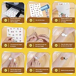 Printable Temporary Tattoo Paper for Laser/Inkjet