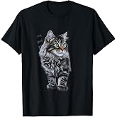 Cat Graphic Pet Artwork Cat Men Women Kids T-Shirt
