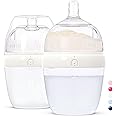 Inttero 6oz White Formula Dispenser Anti-Colic Baby Bottles - 2 Pack/Slow Flow (Stylish White) — Everyday Baby Essentials — Formula Bottles — Biberones para Bebes — PopYummy Mixie — Easy Baby Brezz