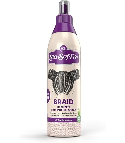 Amazon.com : Sta-Sof-Fro BRAID Oil Moisturizing Spray 250mL, Blue