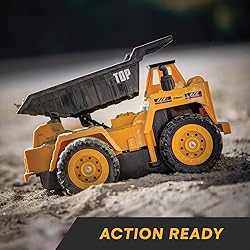 Top Race 5 Channel Fully Functional RC Dump Truck