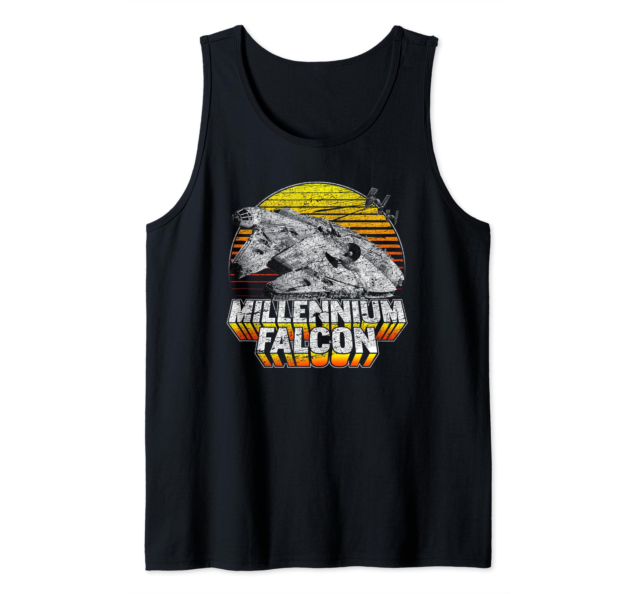 Star Wars Millennium Falcon Retro Halftone Tank Top
