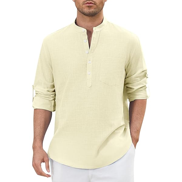 PARKLEES Heren regular fit overhemd effen kreukvrij lange mouwen casual business overhemd met knopen en zak, Vlam Rood, XL