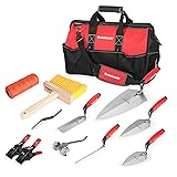 Goldblatt 12PC Masonry Hand Tool Set Organized in