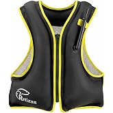 Rrtizan Inflatable Snorkel Vest for Adult, Suitable for Adult 90-220lbs | Travel Snorkeling Vest for Snorkeling, Paddleboarding, Swimming, Adult Snorkel Vest Swim Vest