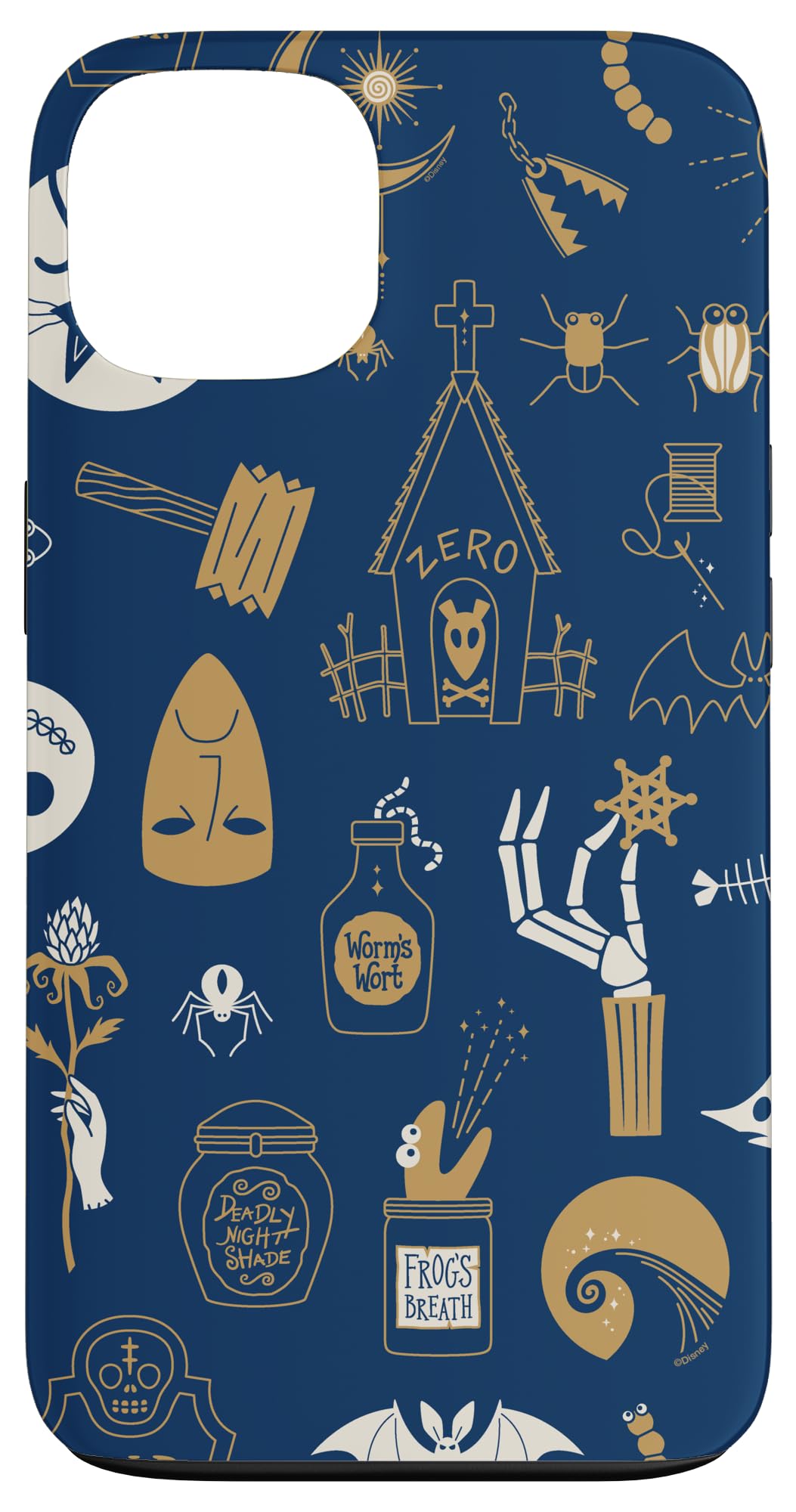 Disney The Nightmare Before Christmas Mystic Halloween Icons Case for iPhone 13