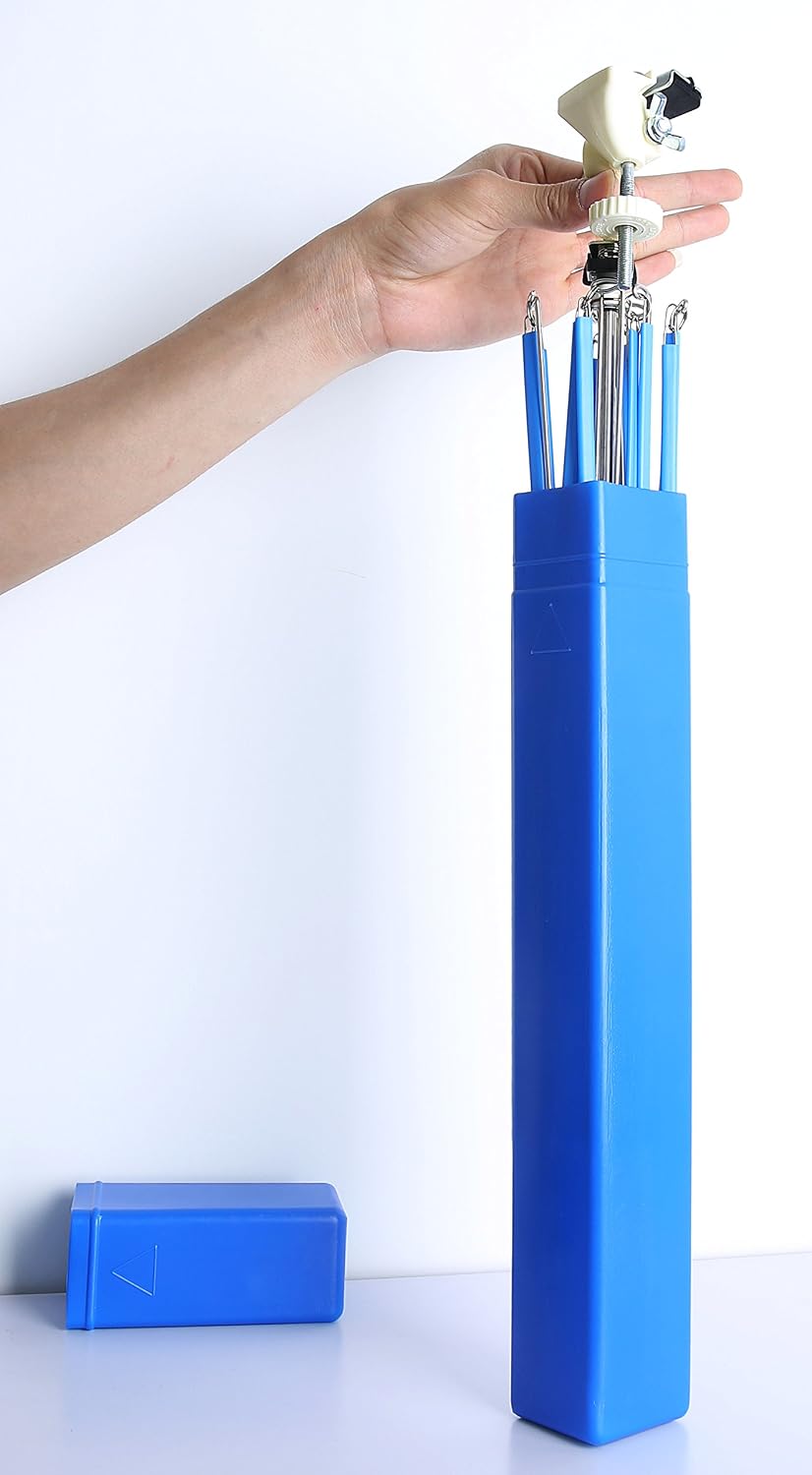 Yarn Swift Umbrella with Case, Blue, 21" x 19" x 17" - Image 3