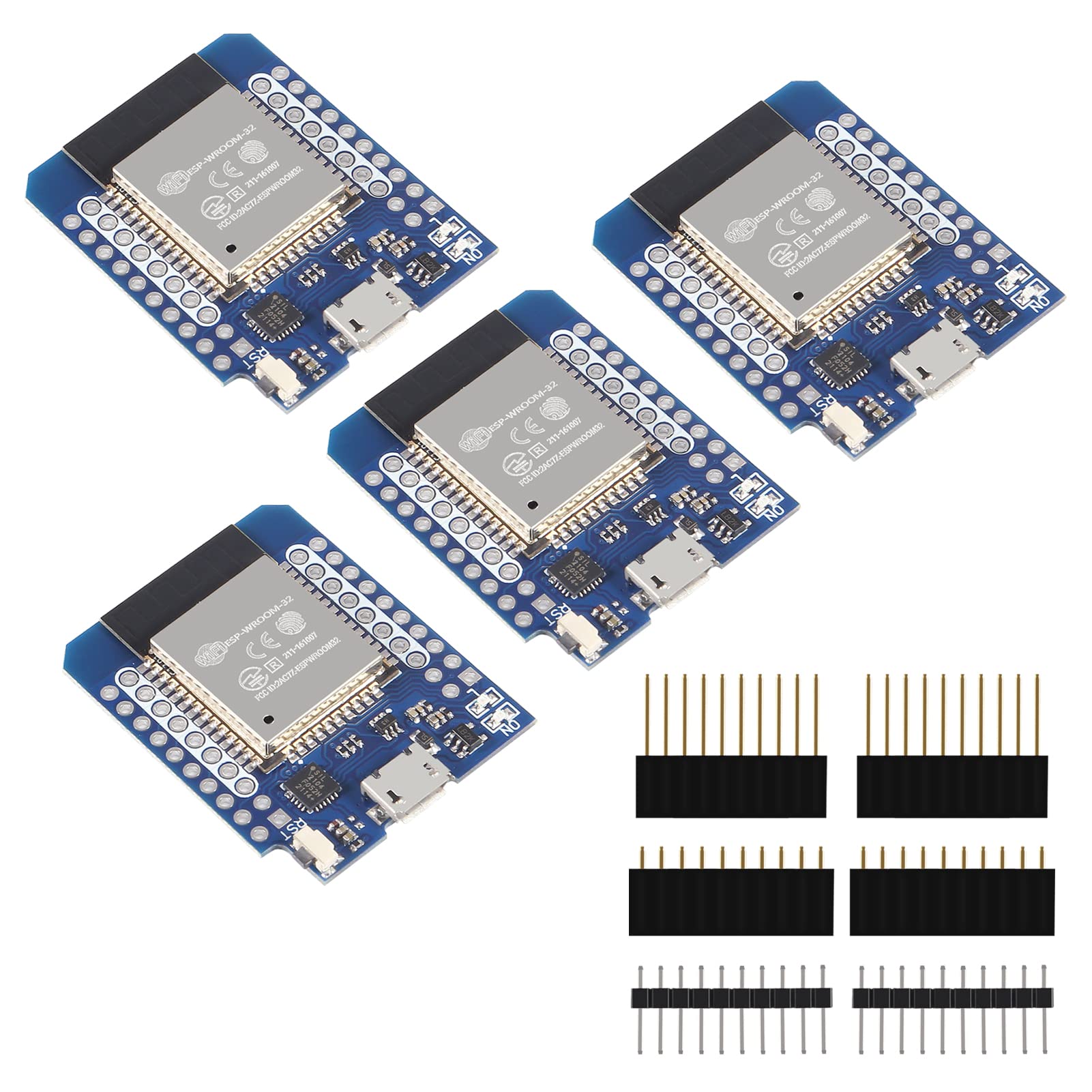 4pcs ESP32 ESP-32 WiFi+Bluetooth Internet of Things Development Board Based ESP8266 Fully Functional for arduino