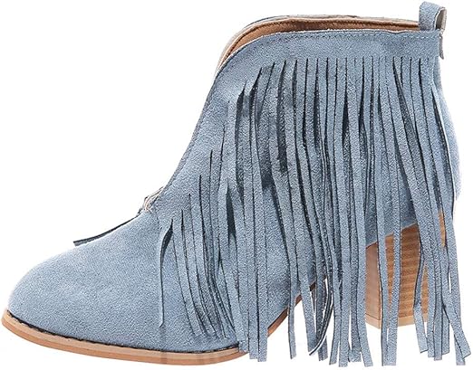 Amazon Com Lim Shop Flats Shoes Womens Western Fringe Booties