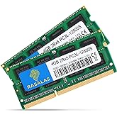 8GB (2X 4GB) PC3L-12800S DDR3L 1600MHz 4GB RAM DDR3L PC3L-12800S 1600MHZ SODIMM 2Rx8 1.35V 204Pin CL11 Rasalas Memory kit for Laptop/Notebook/AIO Computer Upgrade