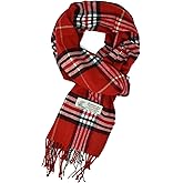 Glory Max Unisex Classic Tartan Plaid Winter Scarf Soft Cashmere Feel 72"x12"